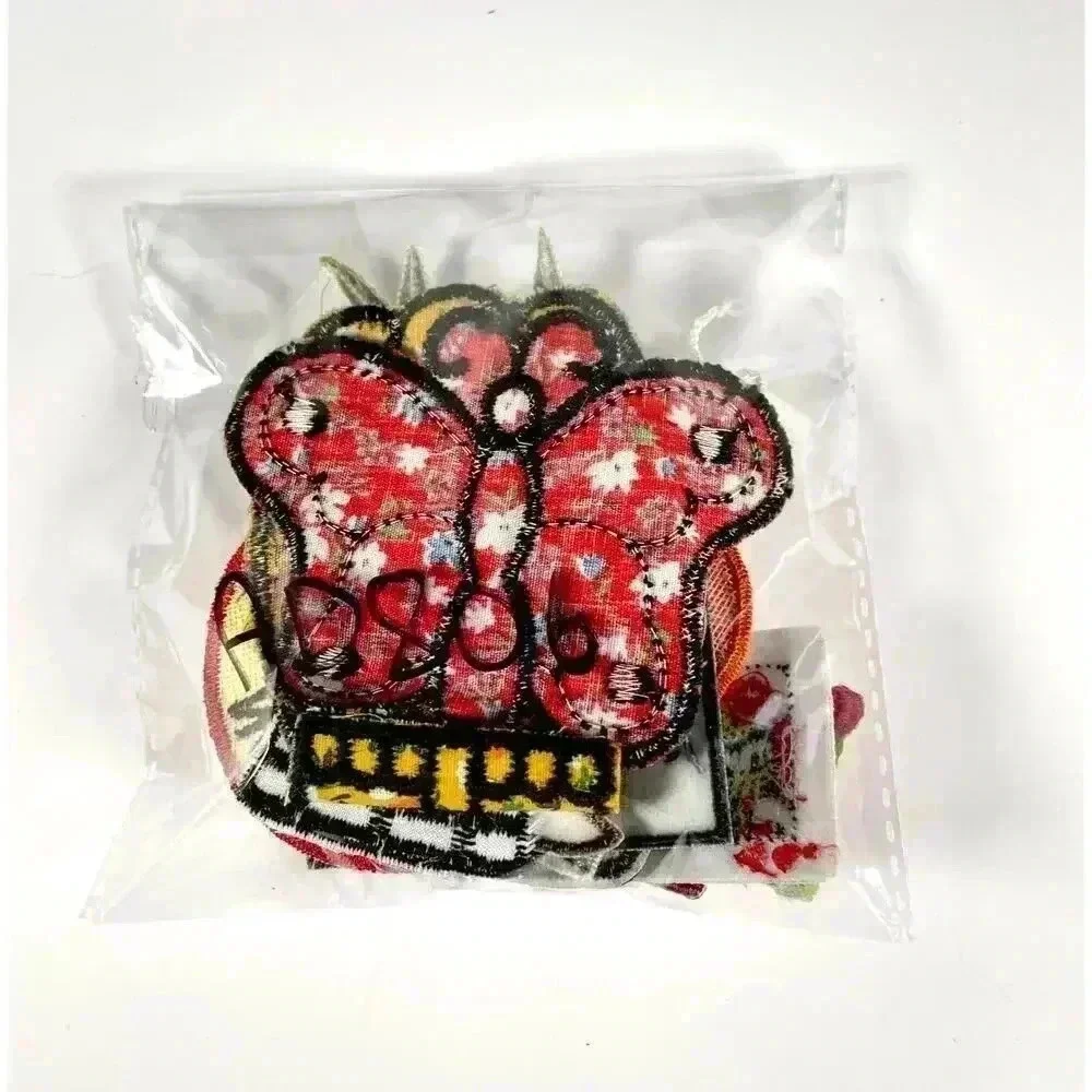 20‎ PC Assorted Sewing Applique Patches Iron on Sew On NEW Mixed